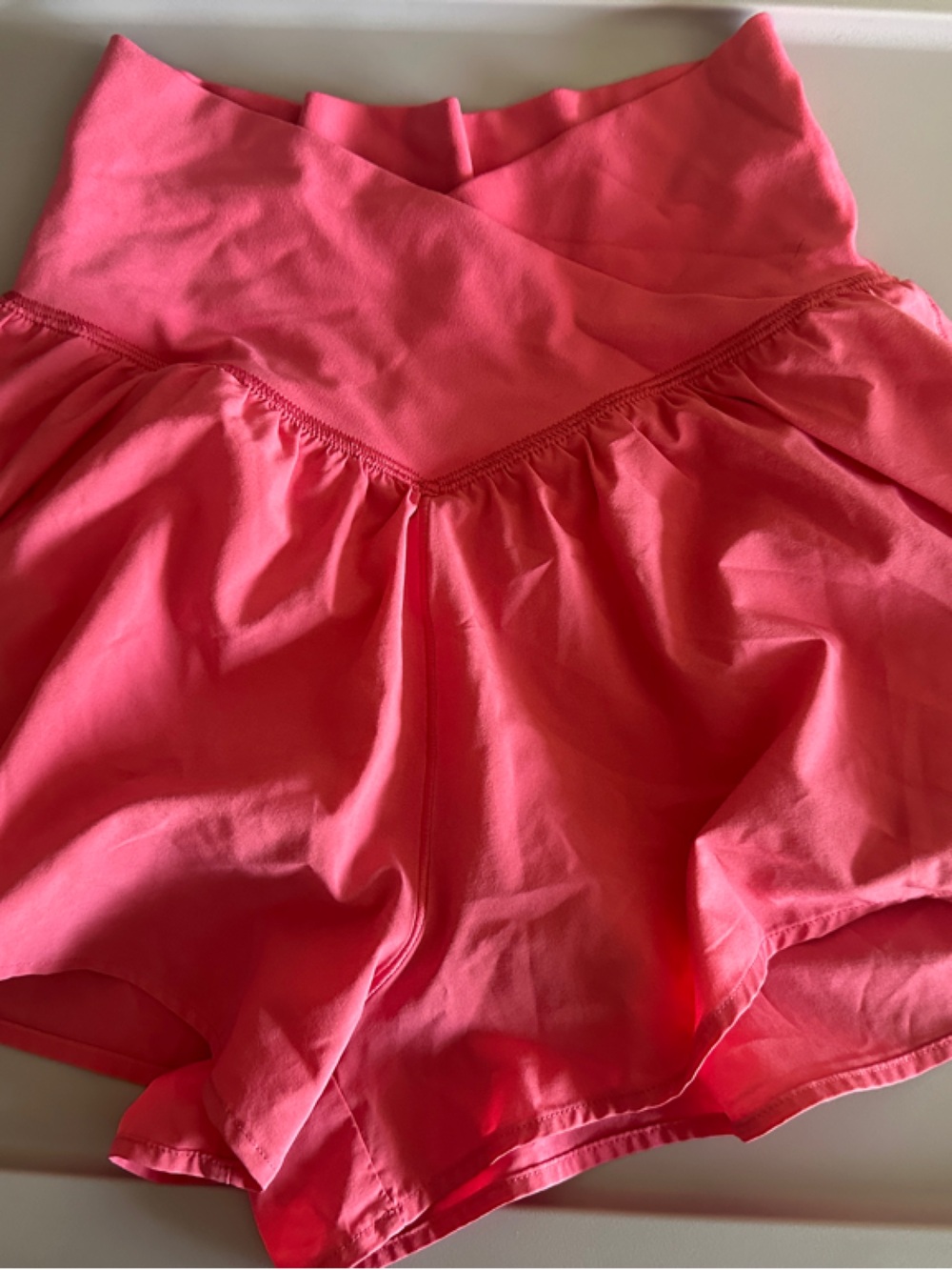 Bright Coral Pink Skater Skirt